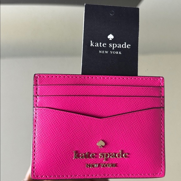 Pink Kate Spade card holder - Picture 3 of 4